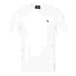◆당일◆24SS 지브라 로고 패치 티셔츠 화이트 M2R 011R KZEBRA 01
