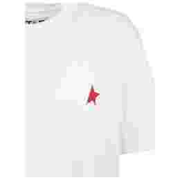 ◆당일◆24SS 레드 스타 로고 프린팅 티셔츠 화이트 GMP00880 P000193 10350