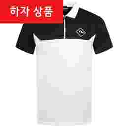 ◆하자◆알빈 레귤러 핏 폴로 티셔츠 화이트 GMJT08112 0000