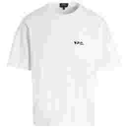 ◆당일◆23FW 제레미 JEREMY 벨벳 로고 티셔츠 화이트 COFDW H26194 AAB