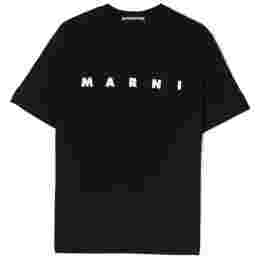 ◆키즈◆23FW 키즈 로고 프린트 티셔츠 블랙 M002MV M00HZ 0M900