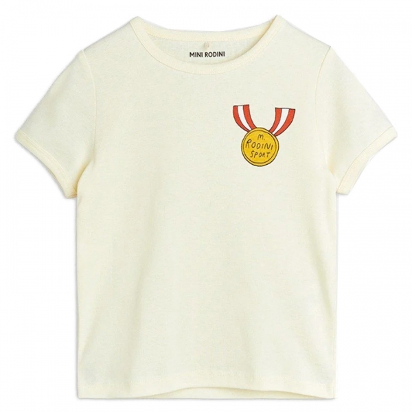 ◆키즈◆24SS 키즈 메달 프린팅 티셔츠 아이보리 24220146 10