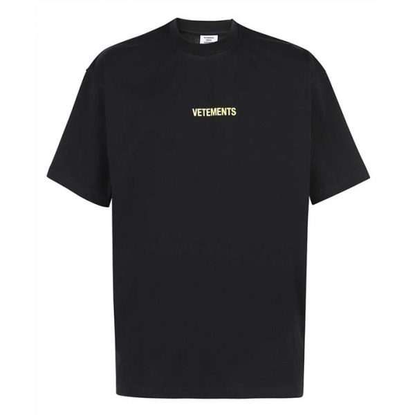 ◆당일◆23SS 로고 프린팅 오버핏 티셔츠 블랙 UE52TR120X BLACK/NEON YELLOW